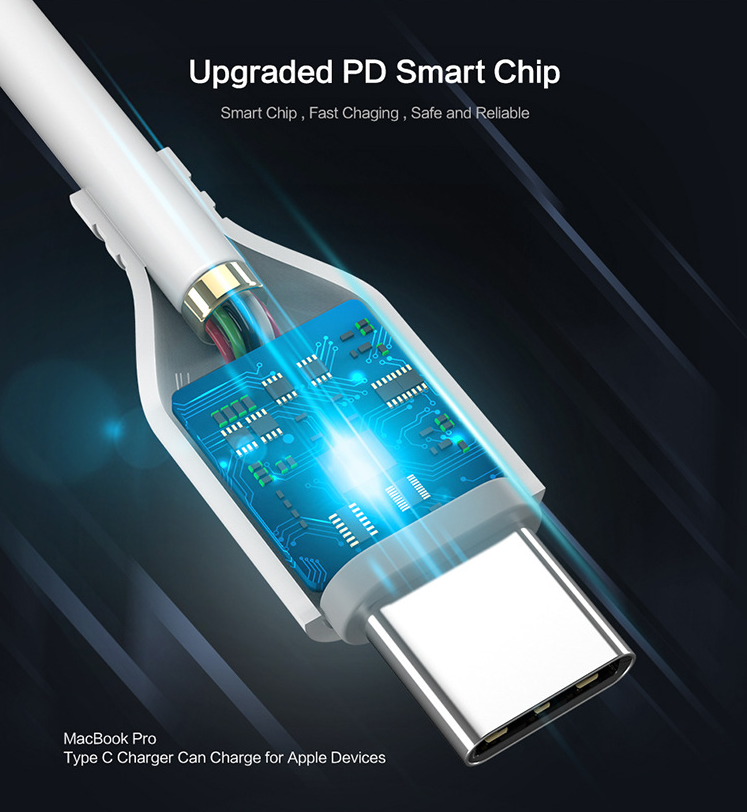Floveme 1m Type-C to Lightning Fast Charging Cable