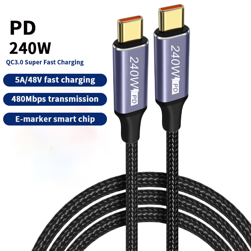 USB-C to USB-C Charging Cable – 0.5–3 m